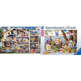 Ravensburger Puzzle 17434 - Gelini Puppenhaus - 5000 Teile Puzzle für Erwachsene und Kinder ab 14 Jahren, Gelini Puzzle & Puzzle 16750 Gelini - Auf zum Picknick 1000 Teile