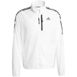 adidas Own the Run 3-Streifen Packable Jacke White L