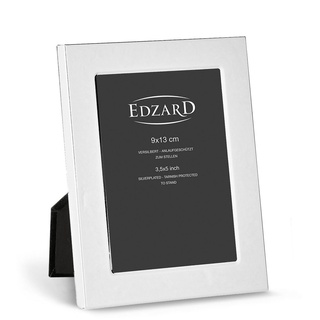 EDZARD Bilderrahmen Altamura, versilbert und anlaufgeschützt, für 9x13 cm Foto silberfarben