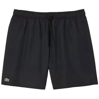 Lacoste Badeshorts Herren schnelltrocknend mittlere Länge schwarz M