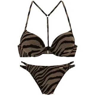 Bruno Banani Push-Up-Bikini Damen Schwarz 38