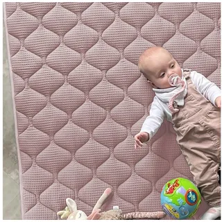 Krabbeldecke Sanosoft® Krabbeldecke aus Deutschland, Sanosoft, Öko-Tex und Made in Germany rosa 150 cm x 130 cm