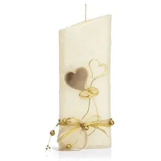 Wiedemann Kerzen Hochzeitskerze verziert 220 x 85 mm, mit individueller Namensverzierung