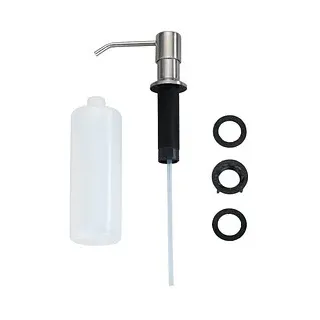 Wenko Seifenspender Monti 54739100 silber Edelstahl/Kunststoff 400,0 ml