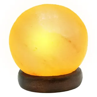 GLOBO Salzkristall Tischleuchte Naturfarben