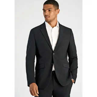 Anzug LINDBERGH "Anzug Modern Fit", Herren, Gr. 56, Normalgrößen, schwarz, Obermaterial: 67% Polyester, 28% Viskose, 5% Elasthan. Futter: 98% Polyester, 2% Elasthan, unifarben, Anzüge