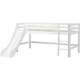 Hoppekids Hochbett ECO Dream 70 x 160 cm Kiefer massiv weiß