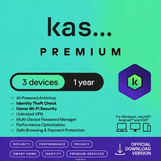 Kaspersky Lab Kaspersky Premium 2025 3 Geräte / 1 Jahr ESD