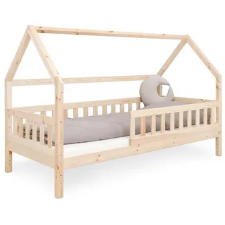 Ehrenkind Hausbett Lille 80 x 160 cm Kiefer massiv braun