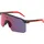 IU4705 Sport Sonnenbrille Running Cycling Outdoor Performance Sunglasses Matte Dark Smoke Grey/Red Mirror One Size
