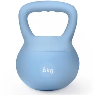 SogesHome Kettlebells Soft Kettlebell 2 kg 3 kg 5kg 6kg 8kg Professional Kugelhantel Leise Weiche Kettlebell Fitness Hantel für Heimattraining Gym Krafttraining