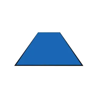 Schmutzfangmatte Colorstar, mittelblau, waschbar, glatter Rücken 7460150200150-C27 , Maße (B x T): 150 x 200 cm