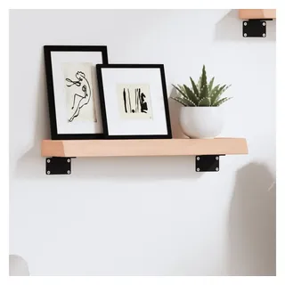 vidaXL Wandregal 40 x 10 x 4 cm Eiche Unbehandelt