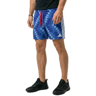 adidas Badeshorts Football-Inspired Graphic Semi Blue Burst/White L