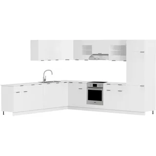 VCM Unterschrank Eck Küchenschrank 76 x 76 x 82 cm Weiß