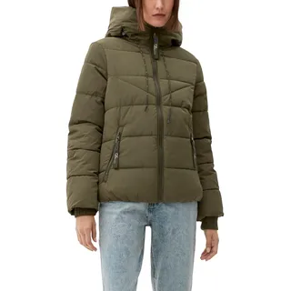 QS by s.Oliver Damen 510.12.209.16.150.2115527 Jacke Langarm, Khaki/Oliv, XXL - XXL