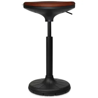 Bürohocker Arbeitshocker Hocker Stehhilfe Wagner W3 High Leder braun cognac