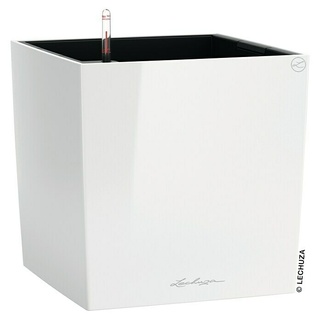 Lechuza Pflanzkübel eckig Cube Premium  (Außenmaß  (L x B x H): 49 x 49 x 49,5 cm, Kunststoff, Weiß)