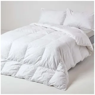 Homescapes Extra warme Winterbettdecke 230x220 cm, Entenfedern & Daunen,