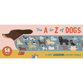 The A to Z of Dogs 58 Piece Puzzle: A Very Looooong Jigsaw Puzzle