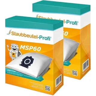 Staubsaugerbeutel MSP60 geeignet für Staubsauger Miele Guard L1 Cat & Dog PowerLine SUZFO kompatibel mit Swirl M60 (8 Beutel) Staubbeutel-Profi
