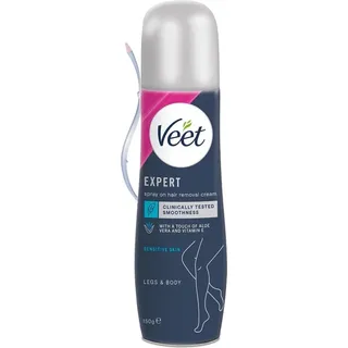 Veet Beinhaarentfernungsspray für empfindliche Haut, 150 ml