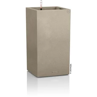 LECHUZA Canto Stone high 40 Komplettset 40 x 40 x 76 cm sandbeige