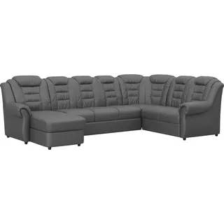 Home Affaire Wohnlandschaft U-Form Baumwolle 3-Sitzer Grau