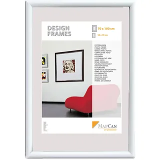 Kunststoff Bilderrahmen Design Frames weiß, 50 x 70 cm