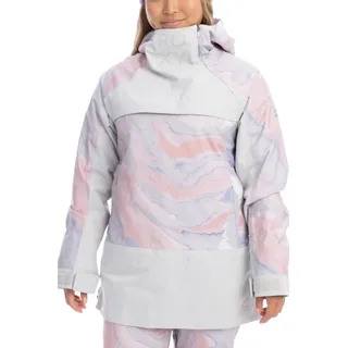 Frauen Roxy x Chloe Kim Overhead Skijacke 15K Membran L - Grau
