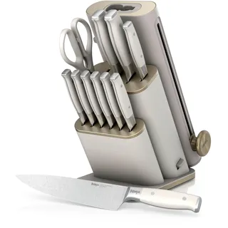 Ninja StaySharp Messerblock mit Schleifer Steingold