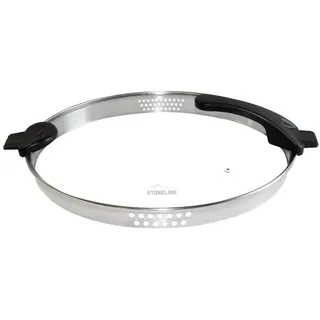Stoneline Glasdeckel 32 cm mit Sieb Funktion in Transparent | Gr.: onesize