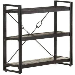 vidaXL Bücherregal 90 x 30 x 80 cm Schwarz