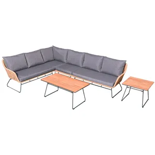 BellaVista Montreux Loungeset grau