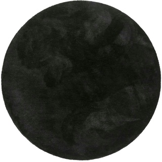 Esprit Hochflorteppich , schwarz , Synthetische Fasern , Maße (cm): B: 200 H: 2,5