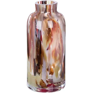 Gilde Vase Roslin Braun/Rot 22 cm