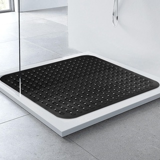 Duschmatte rutschfest 80x80, Duschmatte, rutschfest Duscheinlage mit Saugnäpfen, Antirutschmatte Dusche, PVC Shower Mat Non Slip