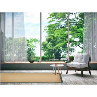 carpetfine Sisal Sisalteppich 75 x 300 cm Grün