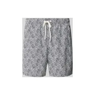 Badehose mit elastischem Bund, Marine, S