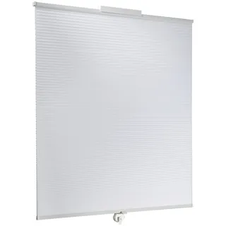 Plissee HECHT INTERNATIONAL "Sonnenschutzplissee FLEX", weiß, B:100cm H:130cm, Plissees, BxH: 100x130 cm