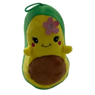 soma Kuscheltier süße Avocado 25 cm Lebensmittel Früchte grün Gesicht (1-St), avocado kuscheltier avocado kissen Plüschkissen grün