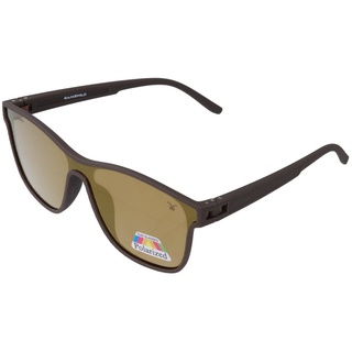 Gamswild Sonnenbrille UV400 GAMSSTYLE Modebrille Cat-Eye TR90 / polarisierte Gläser Unisex Modell WM3032 in braun, grau und silber-grau braun