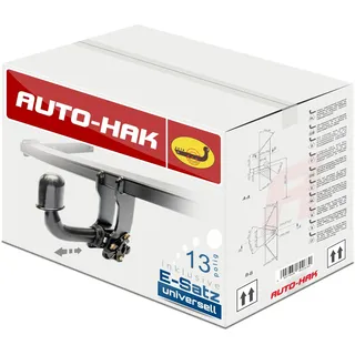 AUTO-HAK NEU Anhängerkupplung AHK abnehmbar horizontal kompatibel mit Ford Kuga II SUV 03.2013-12.2016 mit 7-polig Universal-Elektrosatz/E-Satz