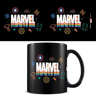 Pyramid International Marvel Tasse (Pride Rainbow Logo Design) – Offizieller Merchandise-Artikel
