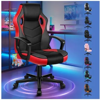 luxuskollektion Gaming Stuhl PU Leder Rot