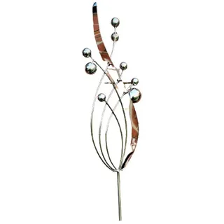Jürgen Bocker - Gartenambiente Gartenstecker Skulptur Venedig groß 160 cm Edelstahl matt Gartenstecker