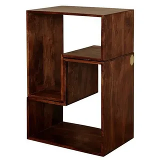 MASSIVMOEBEL24.DE Bücherregal 50 x 35 x 50 cm Braun