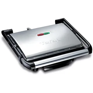 Tefal Inicio Grill GC241D, Schwarz, Silber, Edelstahl, Rechteckig, Feuerrost, 0,9 m, 2000 W - Schwarz/Silber