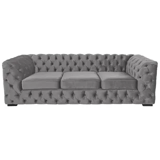 Home Affaire Chesterfield-Sofa Couch grau
