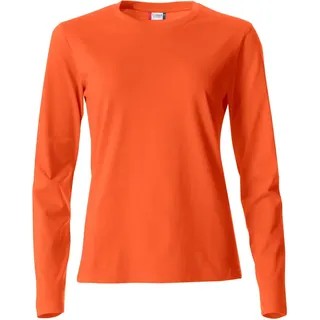 Clique Basic Langarmshirt Orange M